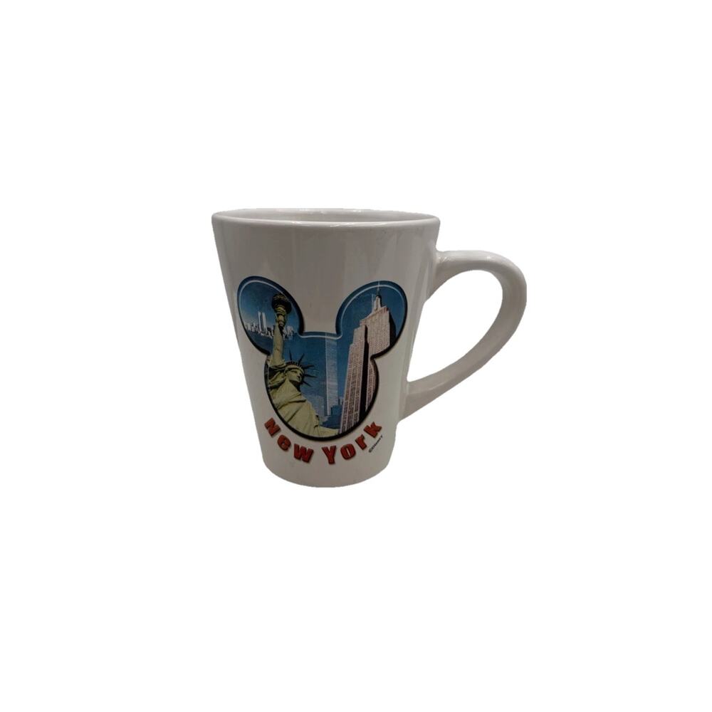 Disney‎ Mickey Mouse Statue Of Liberty Ceramic Mug Coffee Cup New York City NY